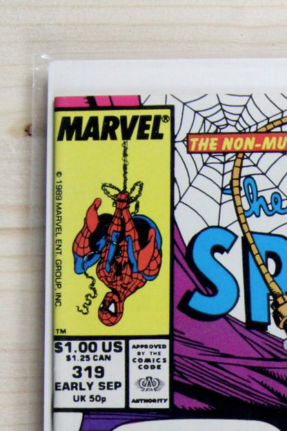 The Amazing Spider-Man #319 – Marvel (1989) 9.4 NM Todd McFarlane art