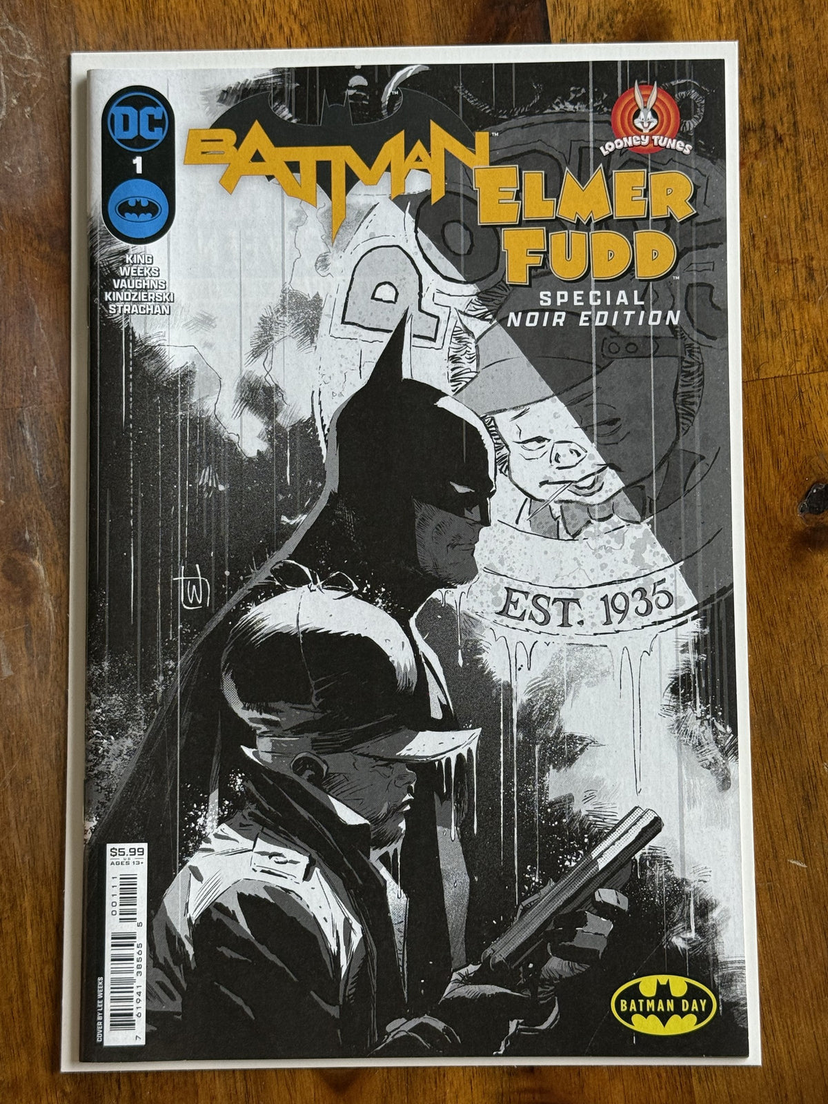 Batman/Elmer Fudd Special #1 Noir Edition - Batman Day Variant – DC Comics (2024) 9.6 NM+