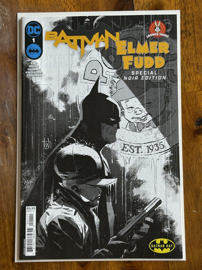 Batman/Elmer Fudd Special #1 Noir Edition - Batman Day Variant – DC Comics (2024) 9.6 NM+