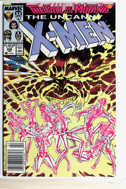 The Uncanny X-Men #226 – Marvel (1988) 9.0 VF/NM Fall of the Mutants | Chris Claremont story | Marc Silvestri art | Newsstand