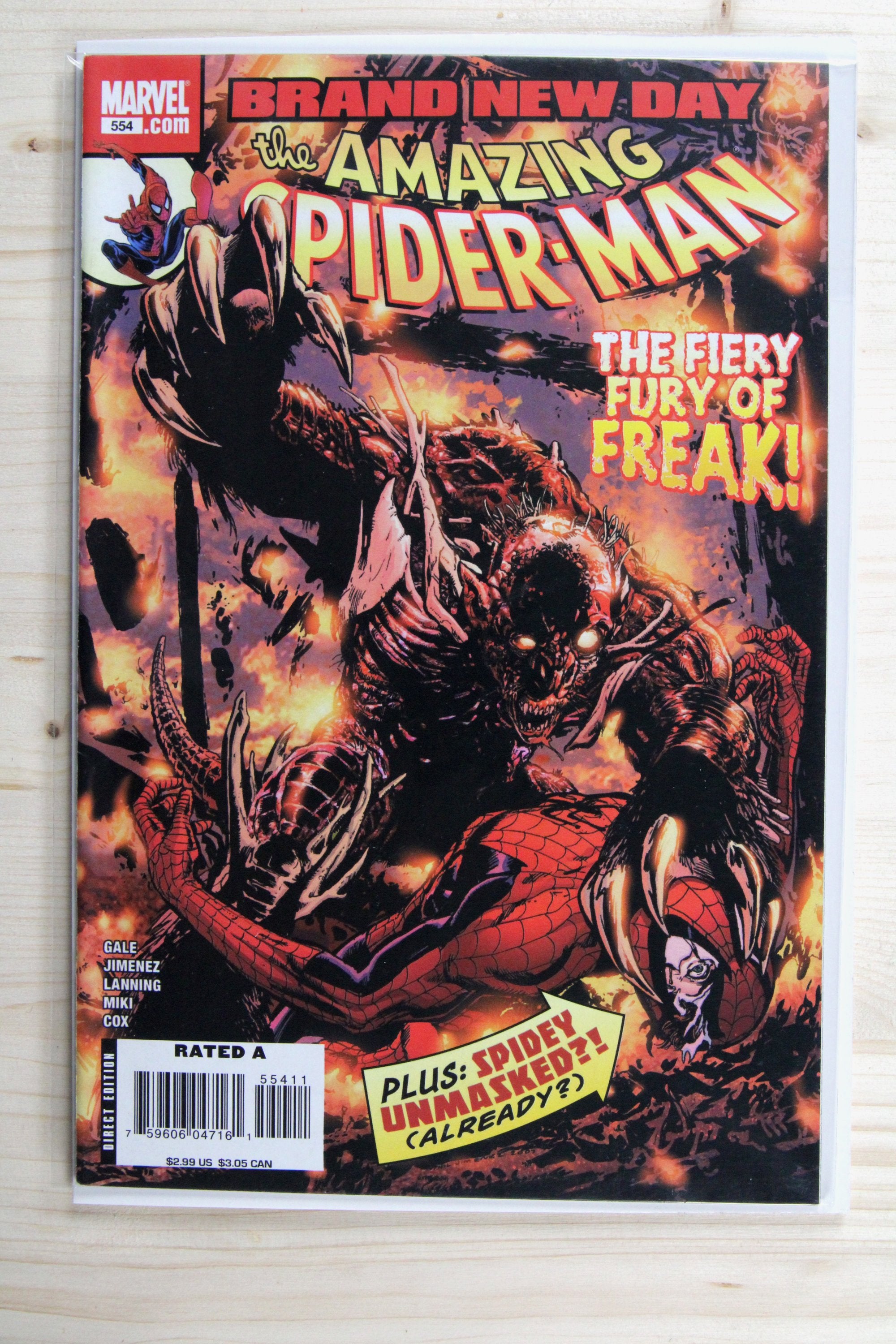 The Amazing Spider-Man #554 – Marvel (2008) 9.4 NM Brand New Day