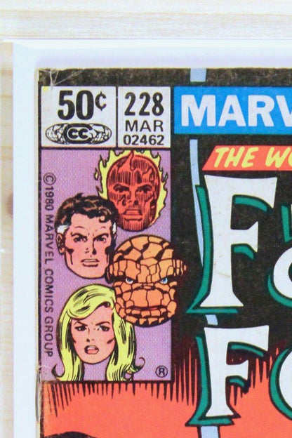 Fantastic Four #228 – Marvel (1981) 7.5 VF- Joe Sinnott cover | Newsstand Edition
