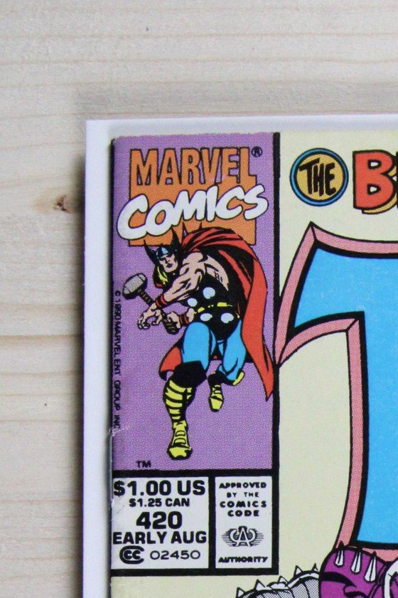 The Mighty Thor #420 – Marvel (1990) 9.0 VF/NM Joe Sinnott | Newsstand