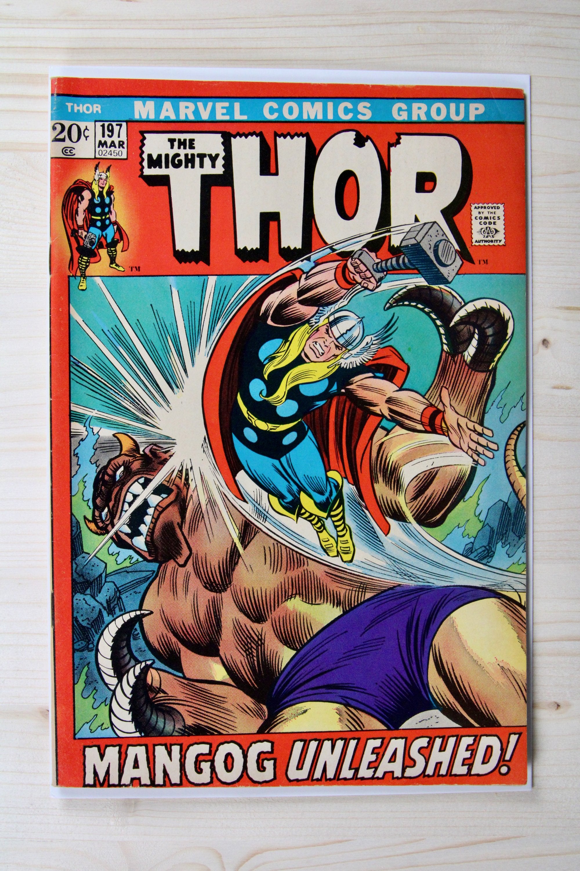 The Mighty Thor #197 – Marvel (1972) 7.0 FN/VF John Romita cover | Stan Lee