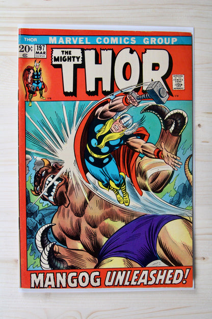 The Mighty Thor #197 – Marvel (1972) 7.0 FN/VF John Romita cover | Stan Lee