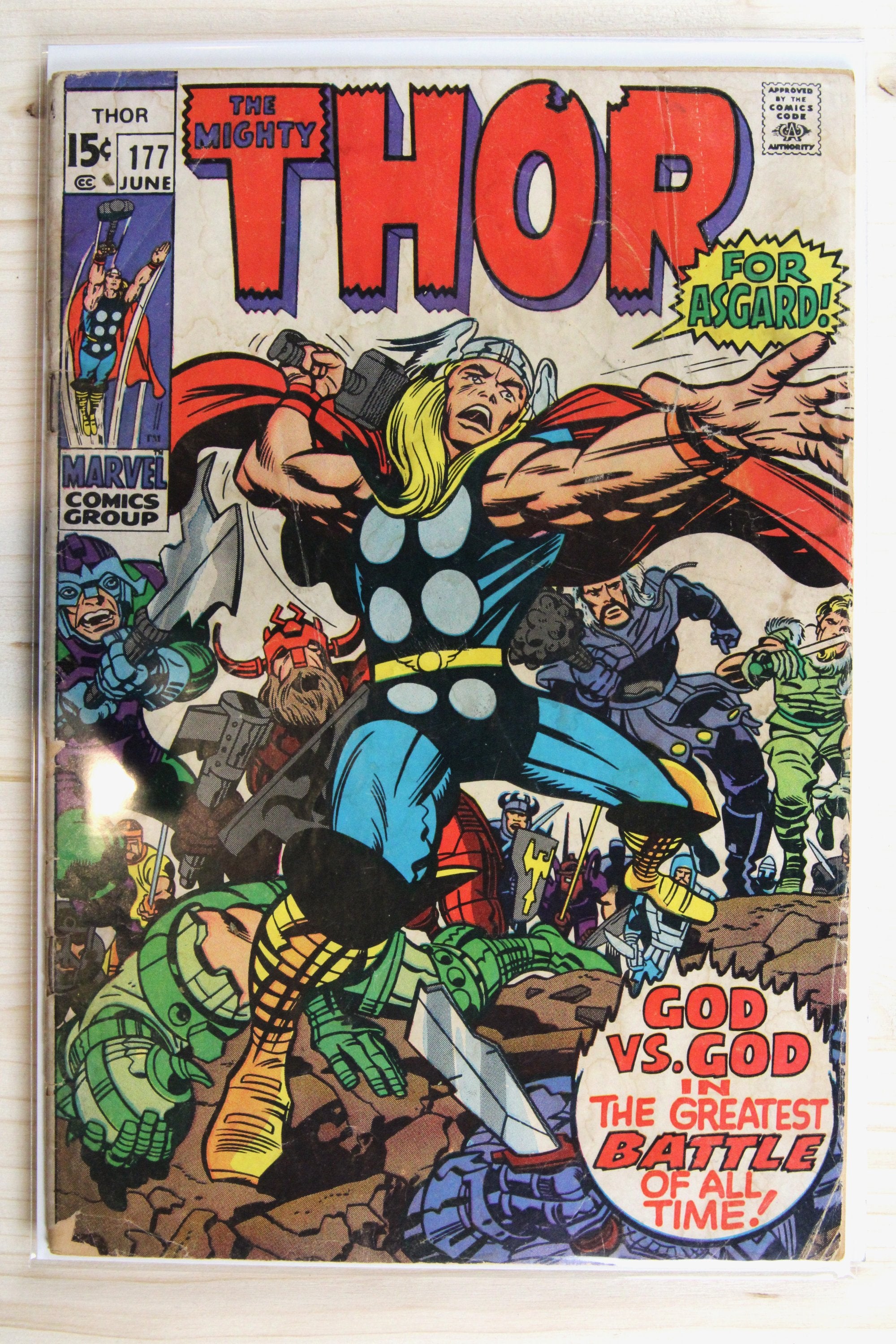 Thor #177 – Marvel (1970) 3.5 VG- Jack Kirby art | Stan Lee story