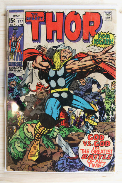 Thor #177 – Marvel (1970) 3.5 VG- Jack Kirby art | Stan Lee story