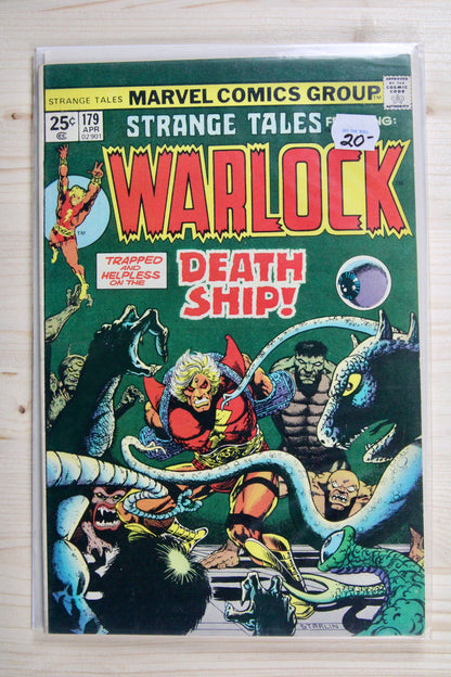 Strange Tales #179 – Marvel (1975) 8.0 VF "Warlock" Infinity Effect