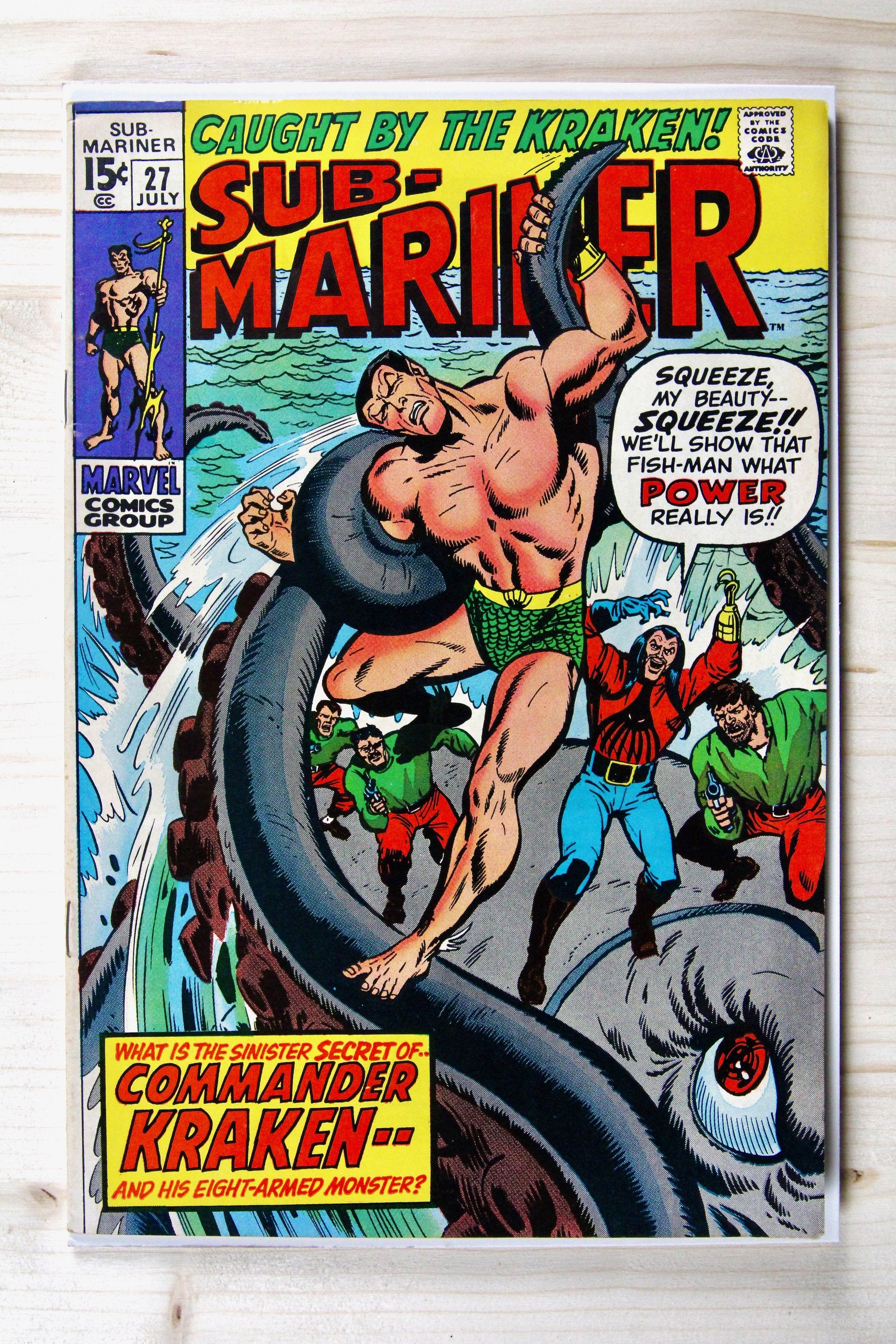 Sub-Mariner #27 – Marvel (1970) 6.0 FN Stan Lee