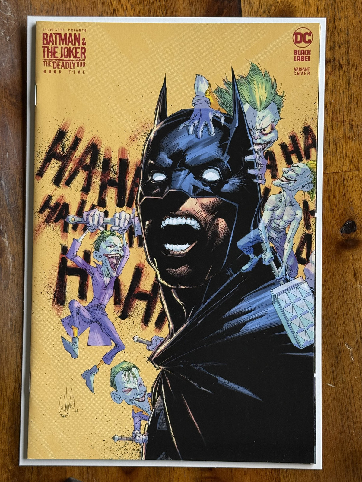Batman & The Joker: The Deadly Duo #5 Portacio Variant – DC Comics (2022) 9.2 NM-