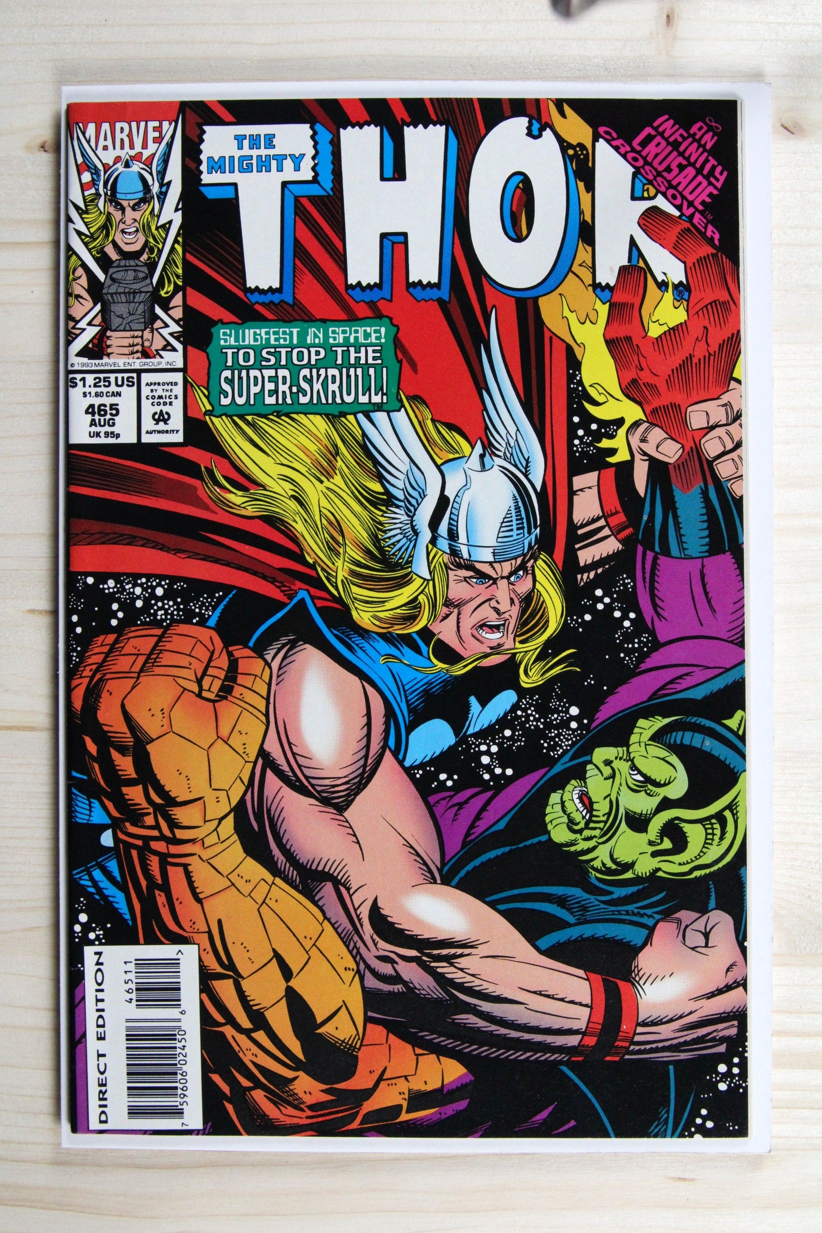 The Mighty Thor #465 – Marvel (1993) 9.0 VF/NM "Infinity Trilogy" Infinity Crusade