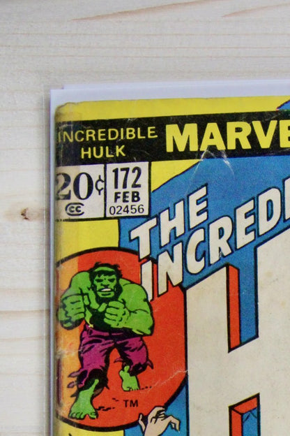 The Incredible Hulk #172 – Marvel (1974) 3.5 VG-