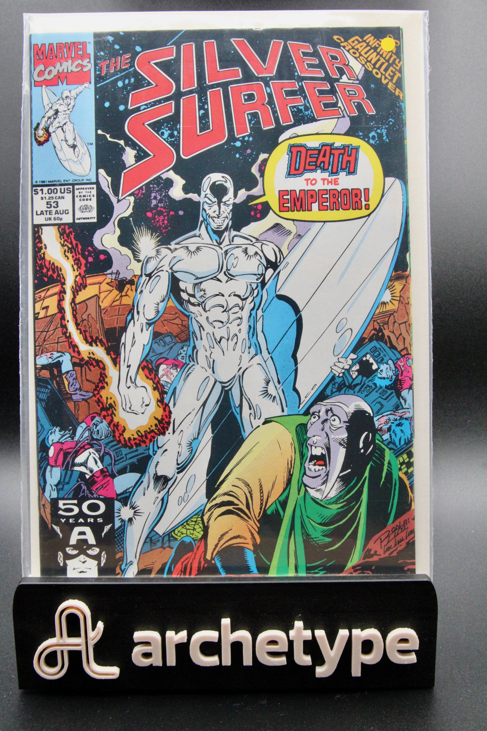 Silver Surfer #53 – Marvel (1991) "Infinity Trilogy" Infinity Gauntlet