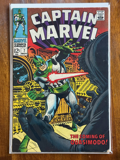 Captain Marvel #7 – Marvel (1968) 6.0 FN