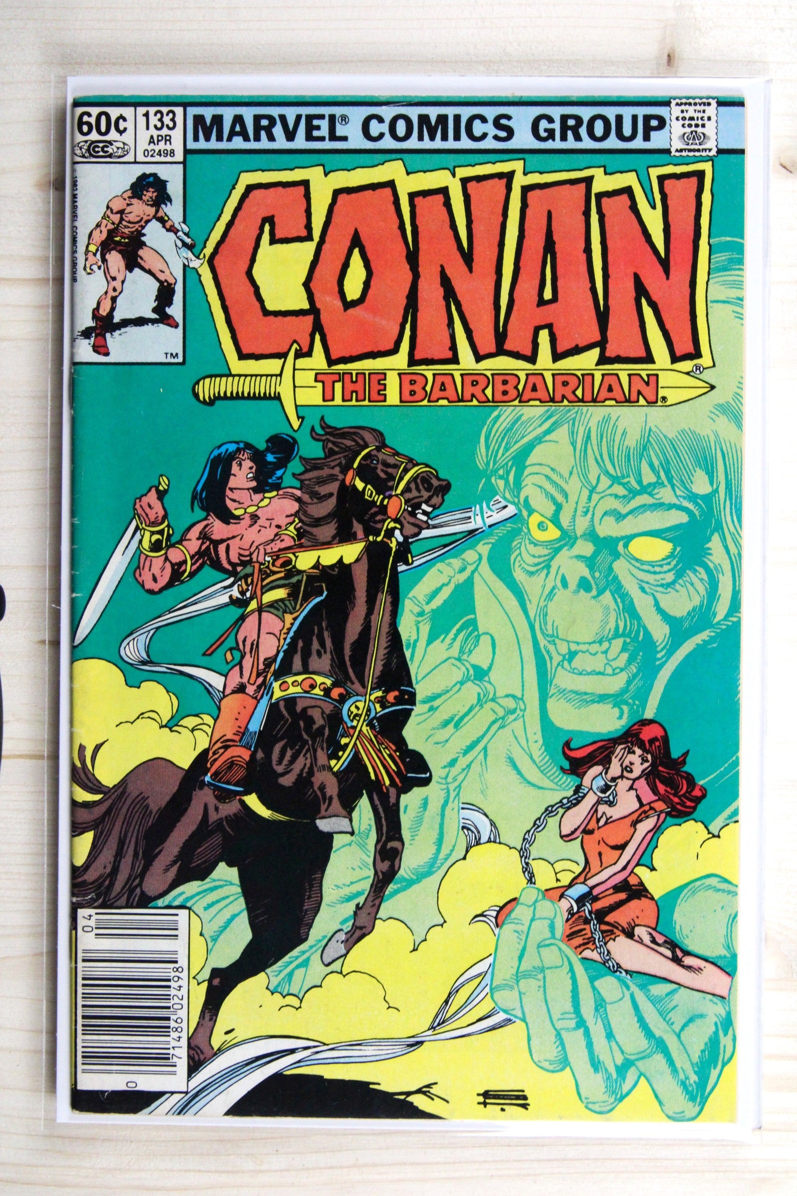 Conan the Barbarian #133 – Marvel (1982) 7.5 VF- Newsstand Edition
