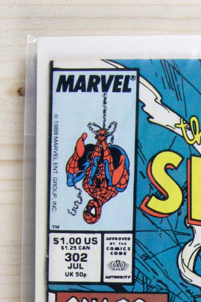 The Amazing Spider-Man #302 – Marvel (1988) 8.0 VF Todd McFarlane art