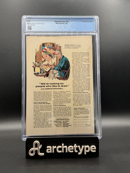 Fantastic Four #52 – Marvel (1966) CGC 8.0 Off-White to White Pages