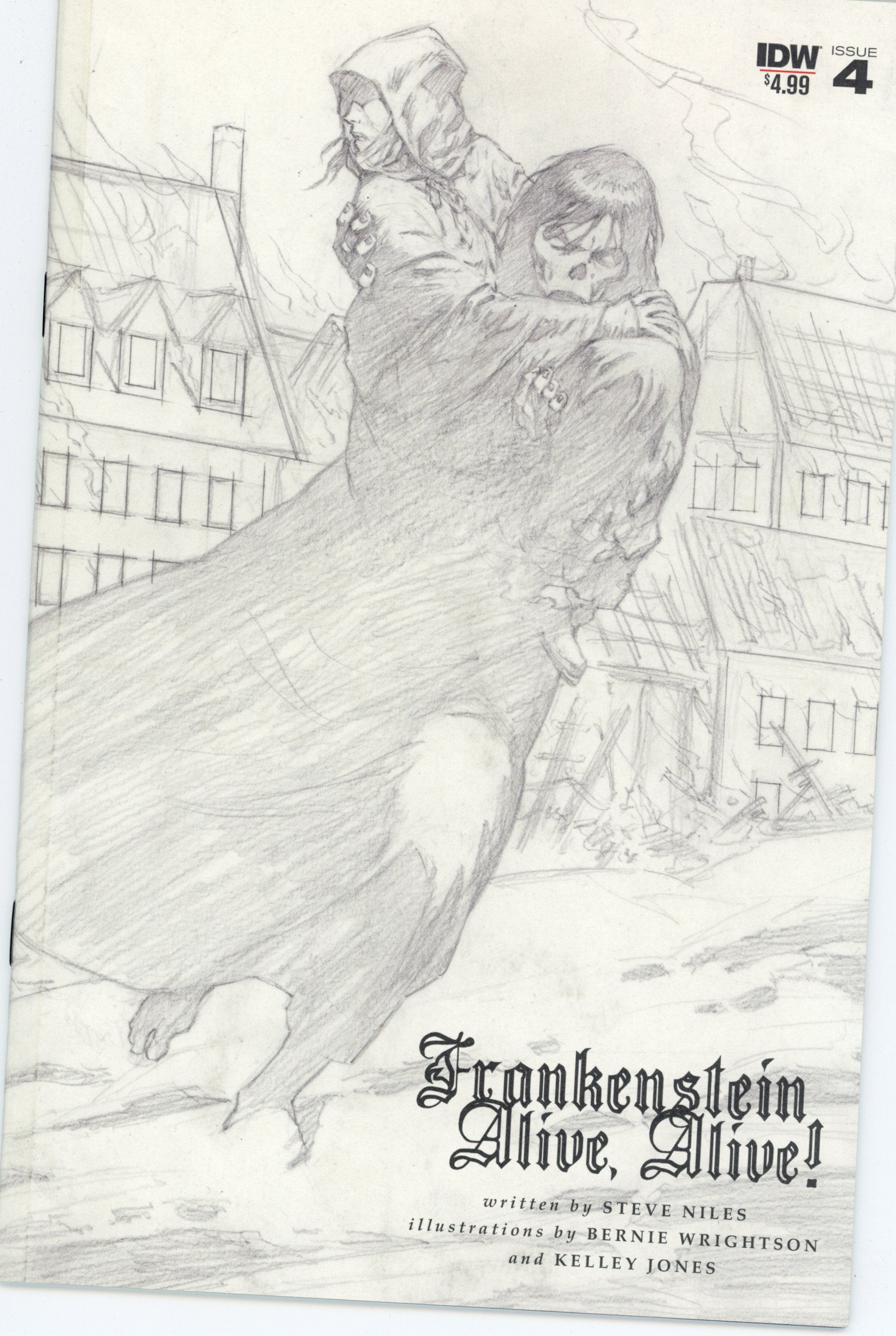Frankenstein Alive, Alive! #4 – IDW Comics Sketch Cover Incentive Box12