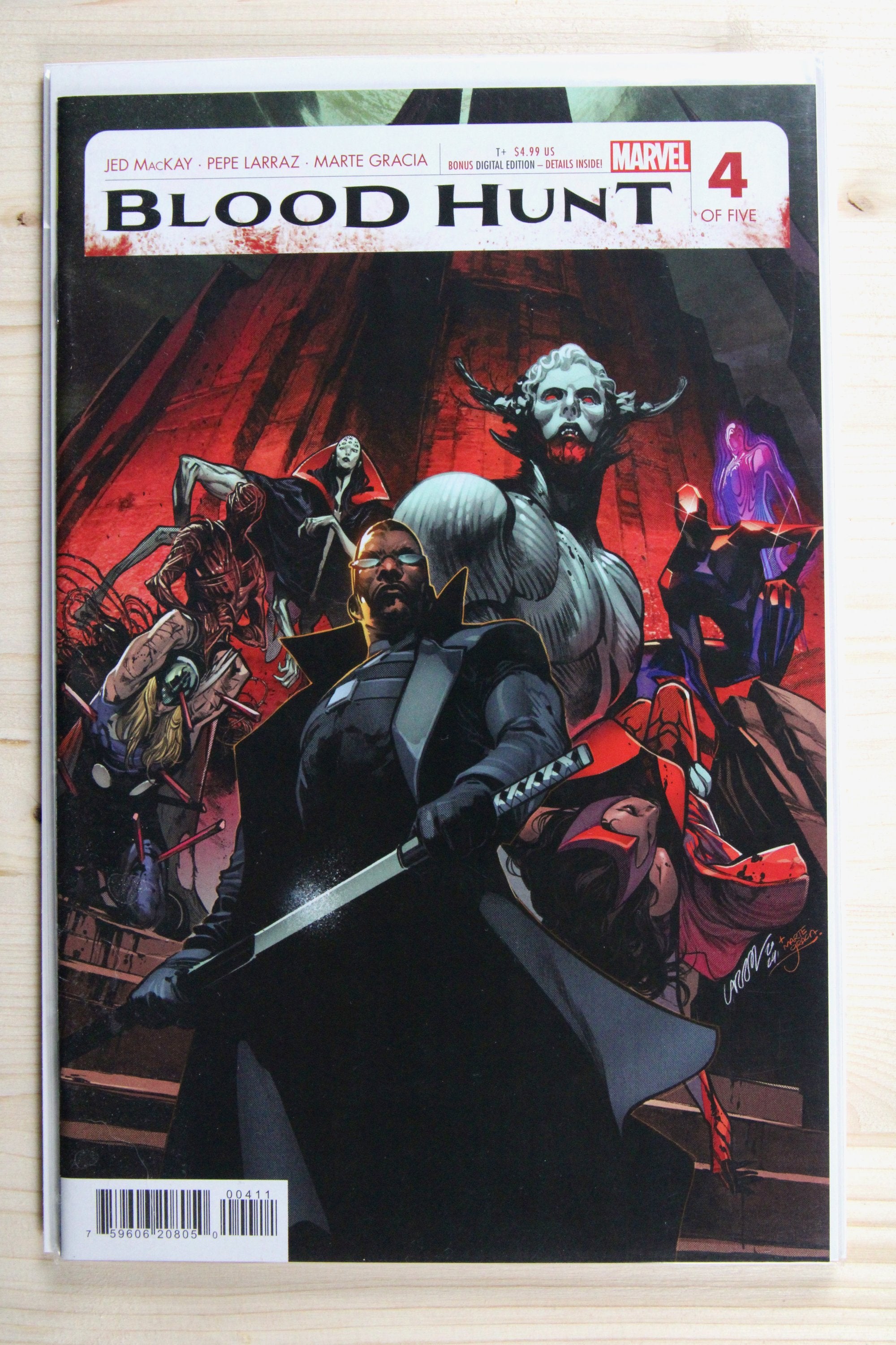 Blood Hunt #4 – Marvel (2024) 9.6 NM+ "Avengers" Blood Hunt | Pepe Larraz art