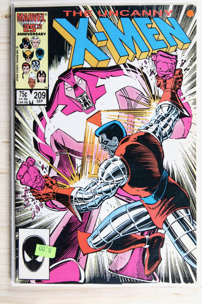 The Uncanny X-Men #209 – Marvel (1986) 9.0 VF/NM Chris Claremont story