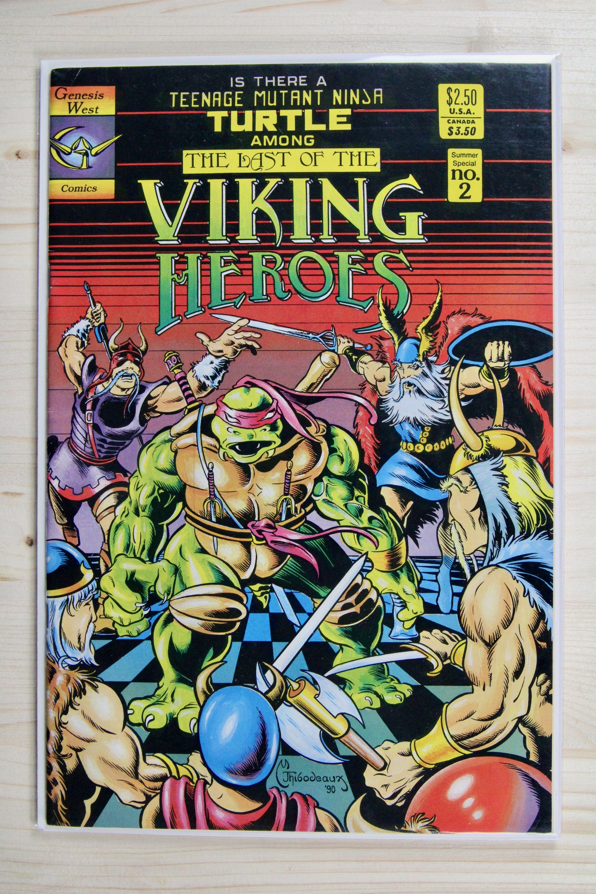 The Last of the Viking Heroes Summer Special #2 – Genesis West (1987) 8.0 TMNT Crossover