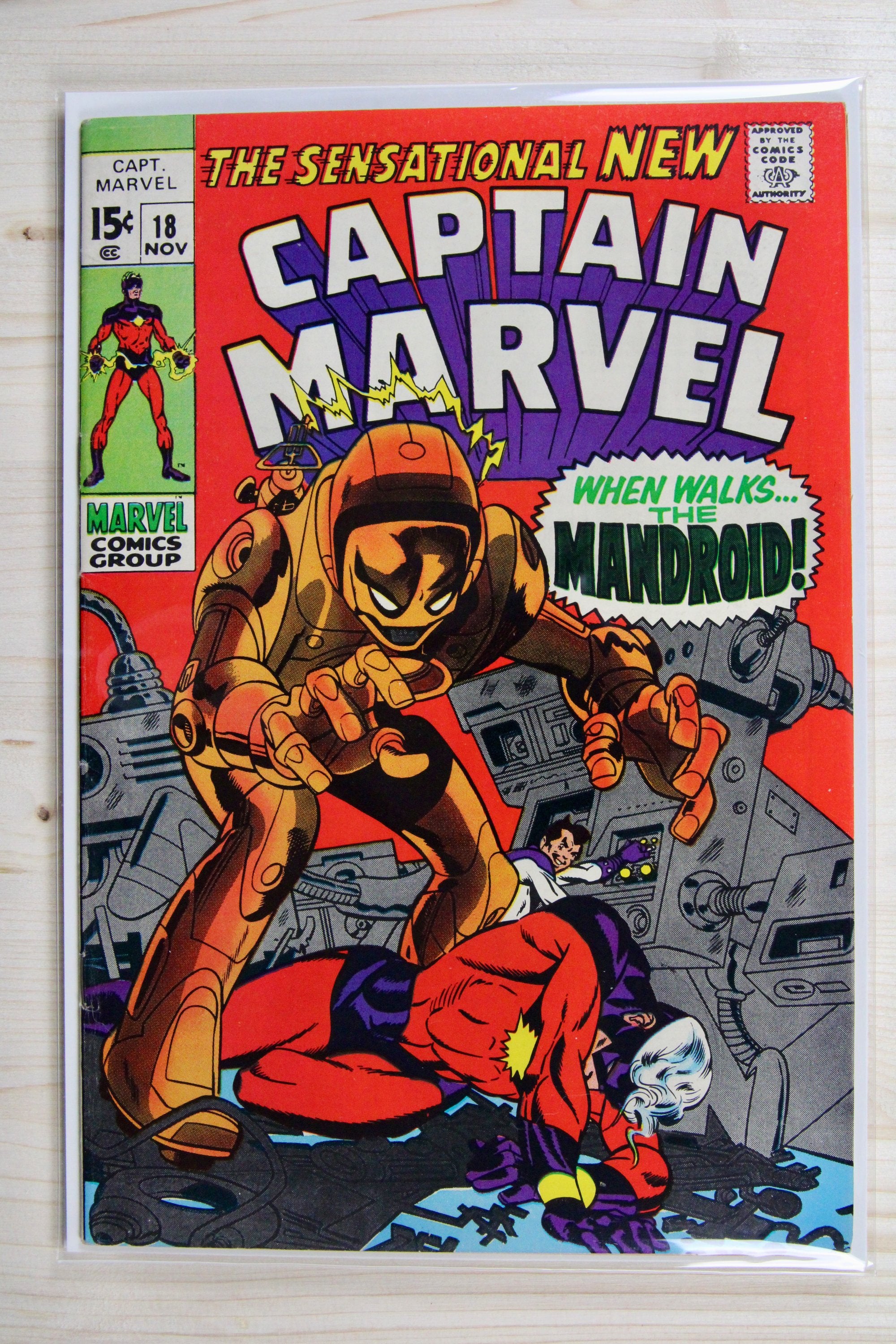 Captain Marvel #18 – Marvel (1969) 8.0 VF