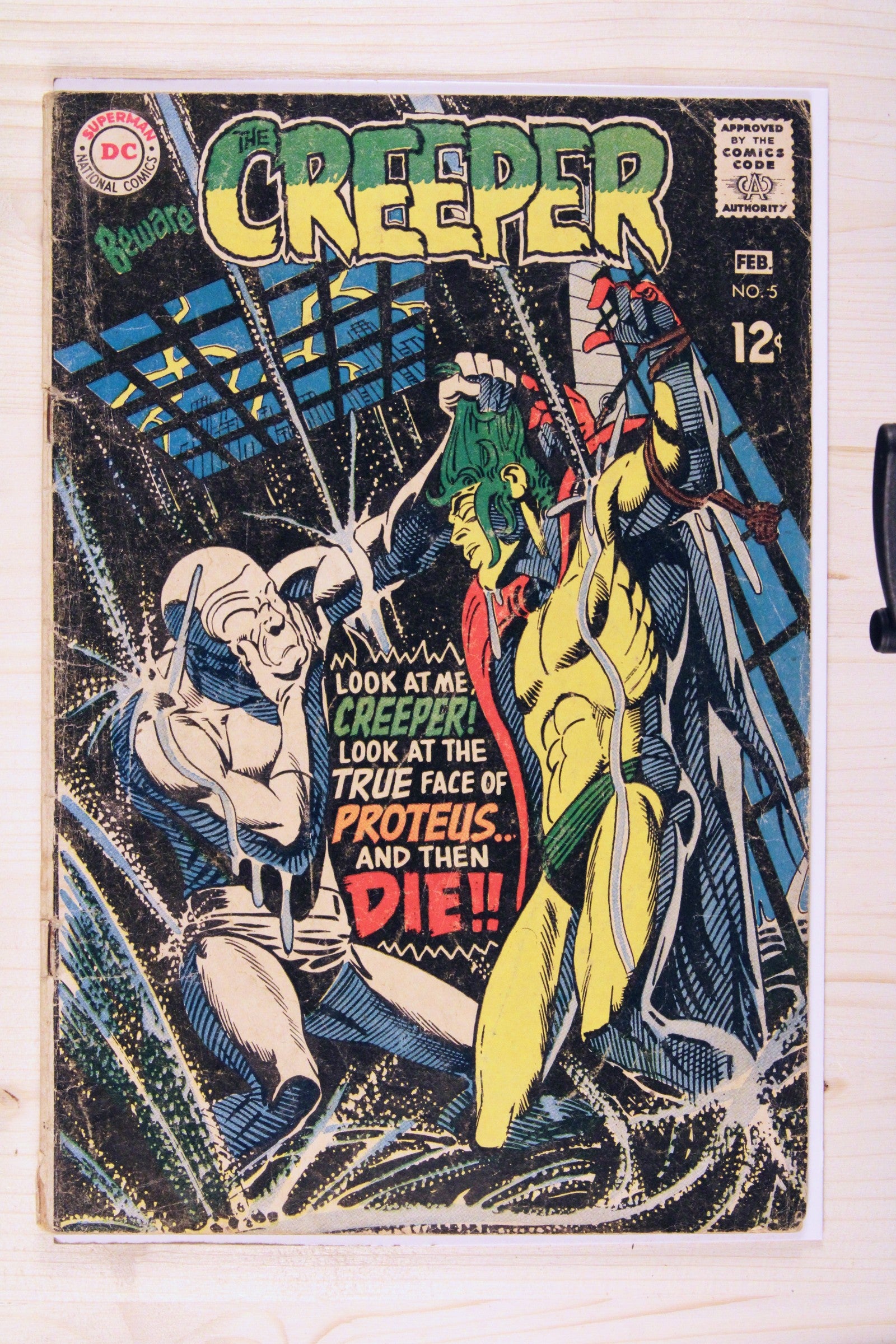 Beware the Creeper #5 – DC (1969) 3.0 GD/VG Steve Ditko art