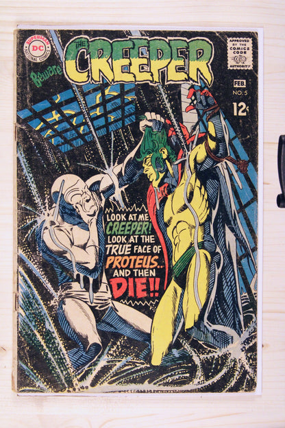 Beware the Creeper #5 – DC (1969) 3.0 GD/VG Steve Ditko art