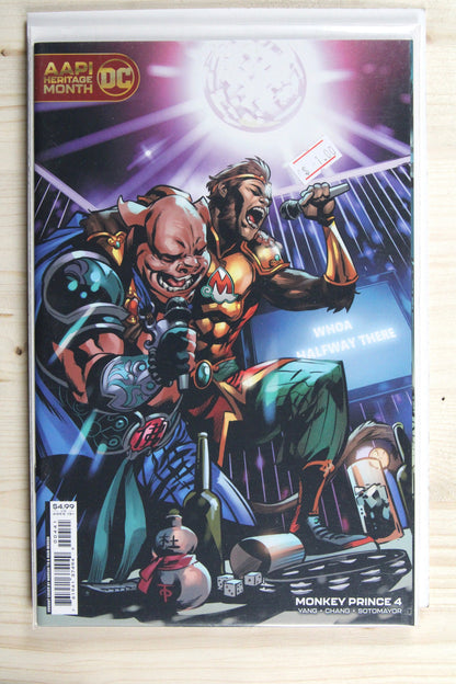 Monkey Prince #4 – DC (2022) 9.6 NM+ AAPI Heritage Month Variant Cover by Marcos To & Rain Beredo