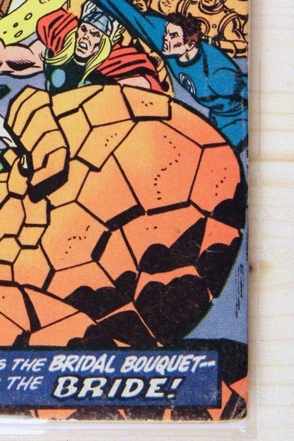 Fantastic Four #150 – Marvel (1974) 6.0 FN "The Avengers/Fantastic Four" The Wedding of Crystal and Pietro | Joe Sinnott