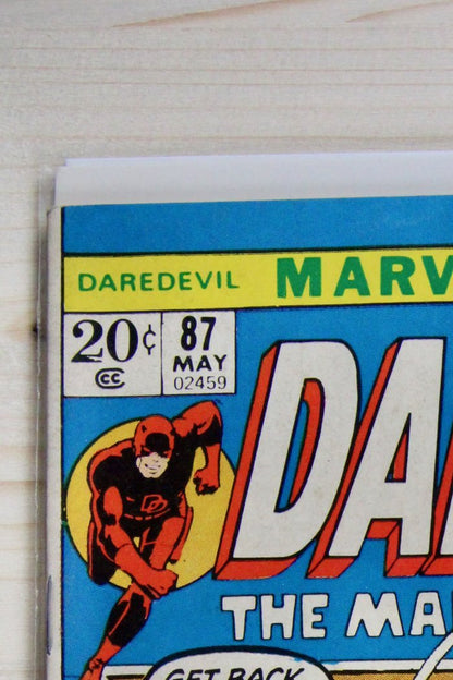 Daredevil #87 – Marvel (1972) 9.0 VF/NM Stan Lee