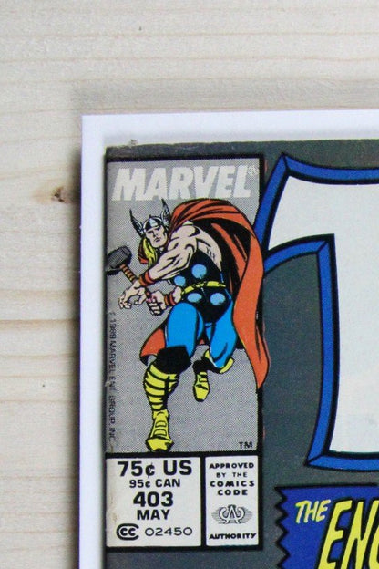 Thor #403 – Marvel (1989) 8.0 VF Joe Sinnott | Newsstand