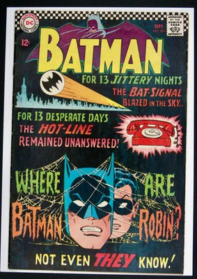 Batman #184 – DC (1966) 5.0 VG/FN
