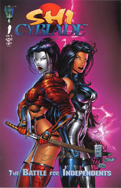Shi / Cyblade: The Battle for Independents #1 – Crusade Comics (1995) Signed