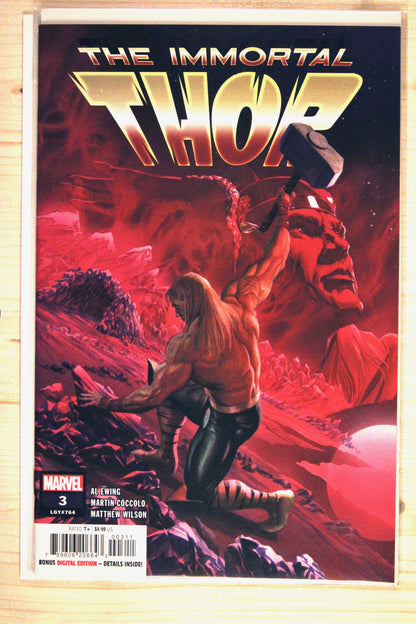 The Immortal Thor #3 – Marvel (2023) 9.6 NM+ Alex Ross cover | John Romita cover