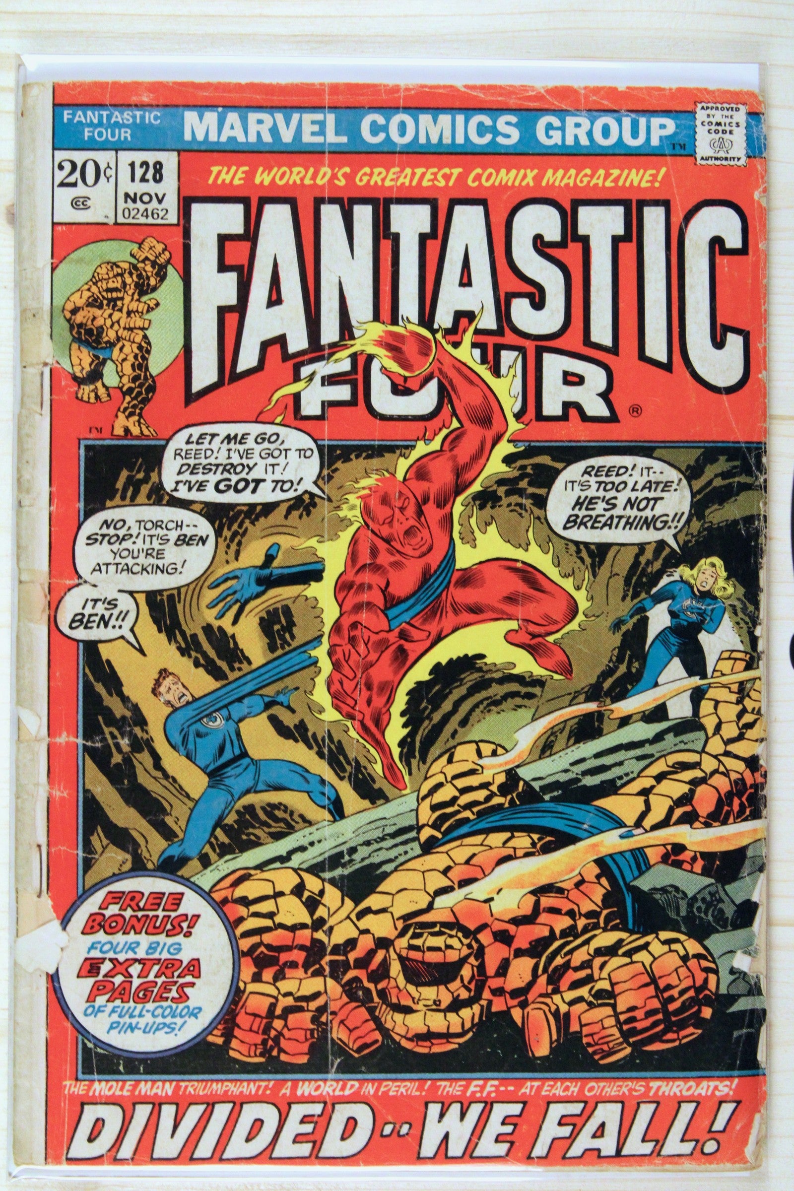 Fantastic Four #128 – Marvel (1972) 2.0 GD Joe Sinnott