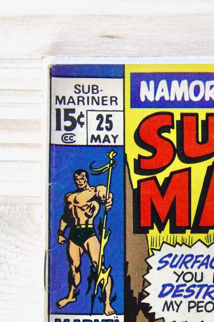 Sub-Mariner #25 – Marvel (1970) 6.5 FN+ Stan Lee