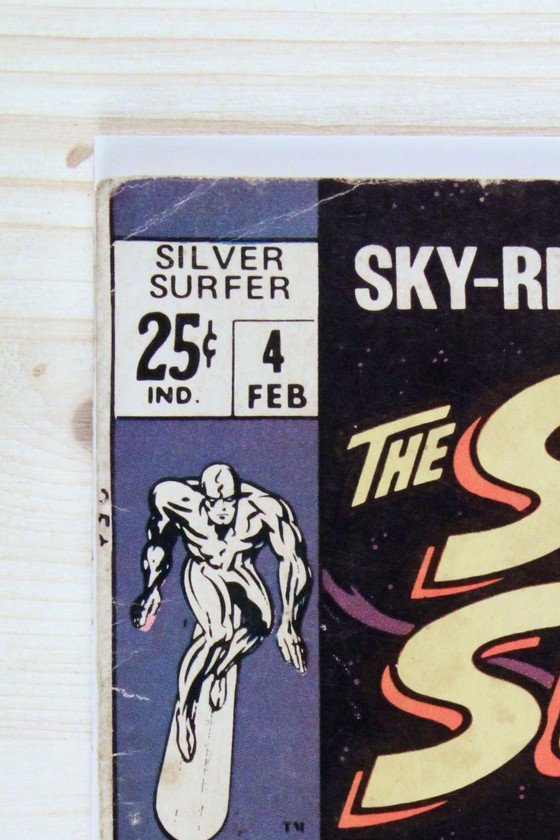 The Silver Surfer #4 – Marvel (1969) 3.0 GD/VG Joe Sinnott | Stan Lee story