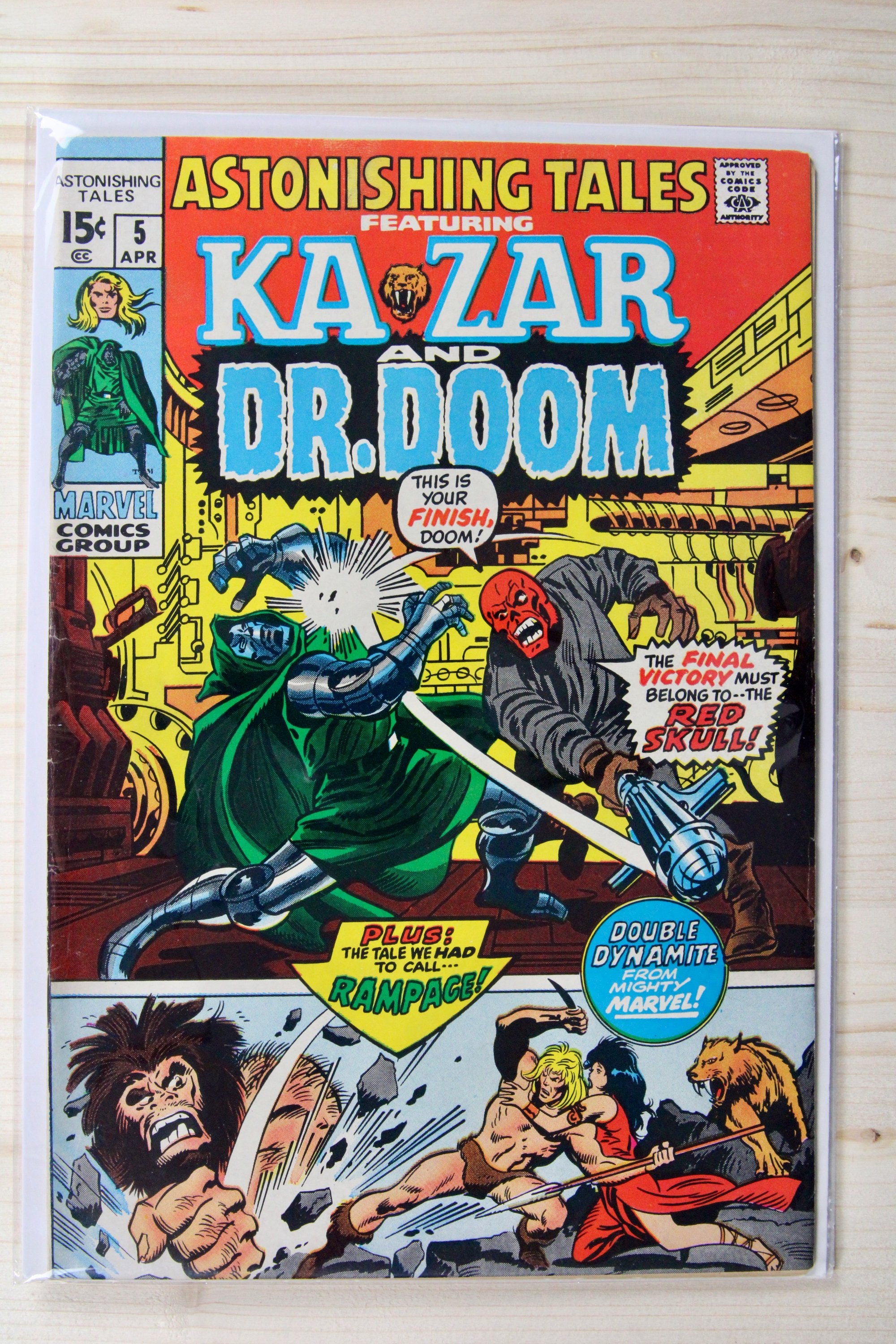 Astonishing Tales #5 – Marvel (1971) 6.0 FN Stan Lee