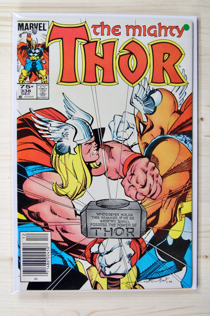 The Mighty Thor #338 – Marvel (1983) 9.2 NM- Newsstand
