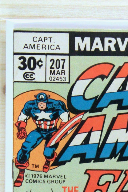 Captain America #207 – Marvel (1977) 7.0 FN/VF Jack Kirby story | Newsstand Edition