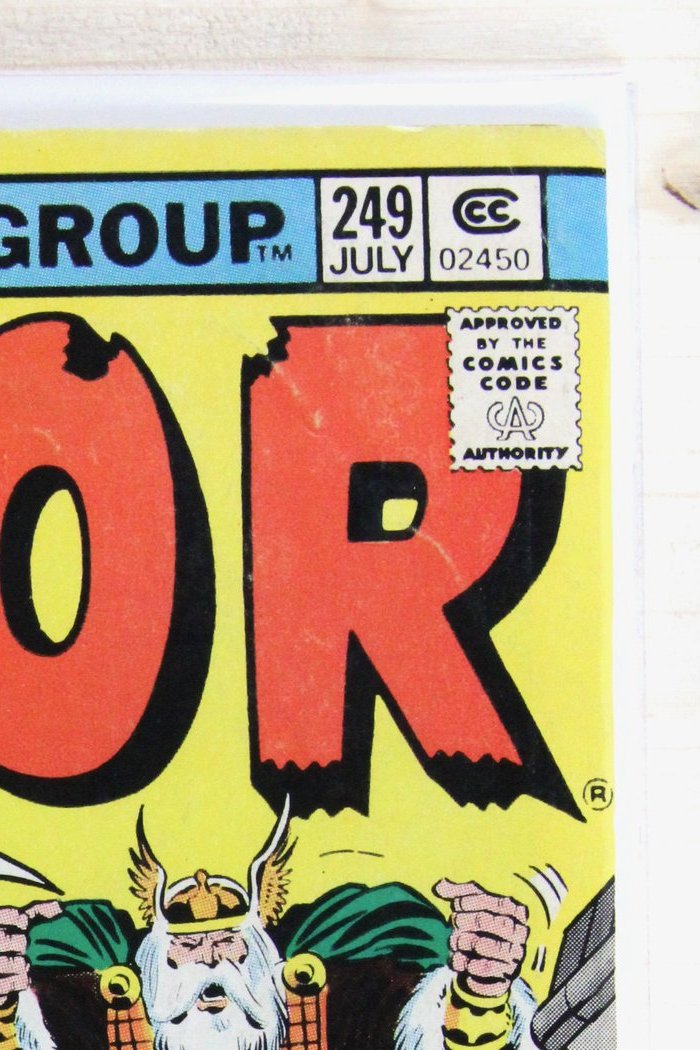 Thor #249 – Marvel (1976) 7.0 FN/VF If Asgard Should Perish | Jack Kirby art | Joe Sinnott