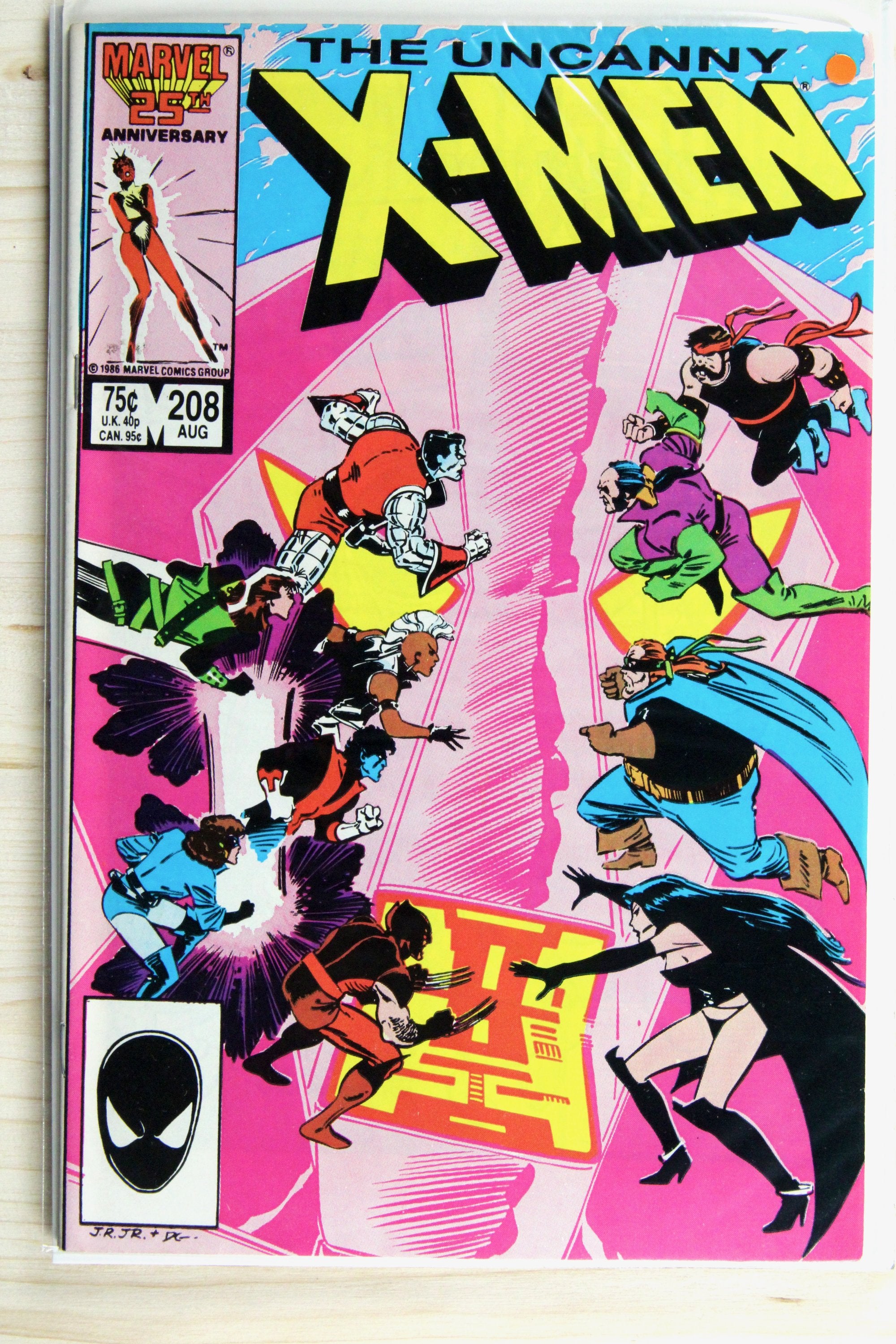 The Uncanny X-Men #208 – Marvel (1986) 8.5 VF+ Chris Claremont story