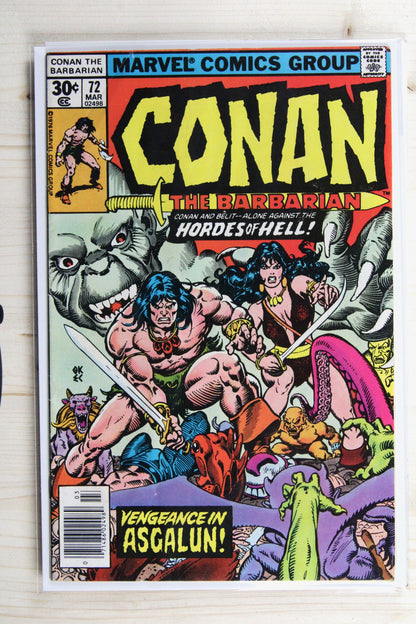 Conan the Barbarian #72 – Marvel (1977) 7.0 FN/VF Newsstand Edition