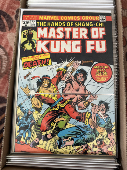 Shang-Chi, Master of Kung Fu #17-125 + King Sized & Annuals – Marvel (1975) (114 Issues)