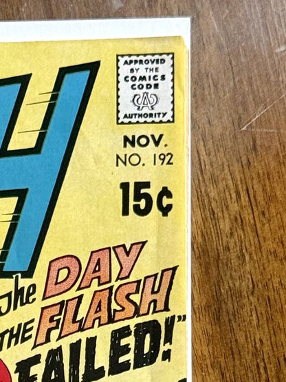 The Flash #192 – DC Comics (1969) 6.5 FN+