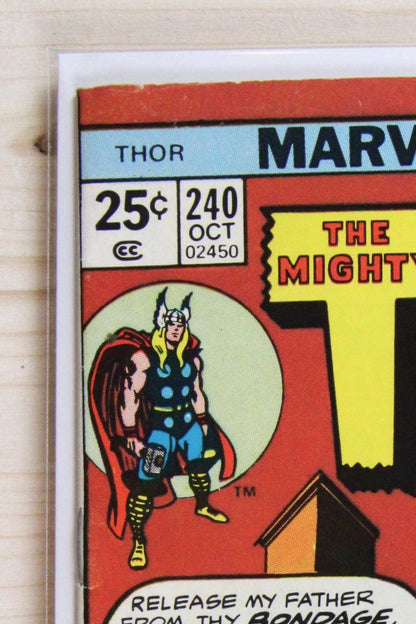 Thor #240 – Marvel (1975) 7.5 VF- Klaus Janson cover