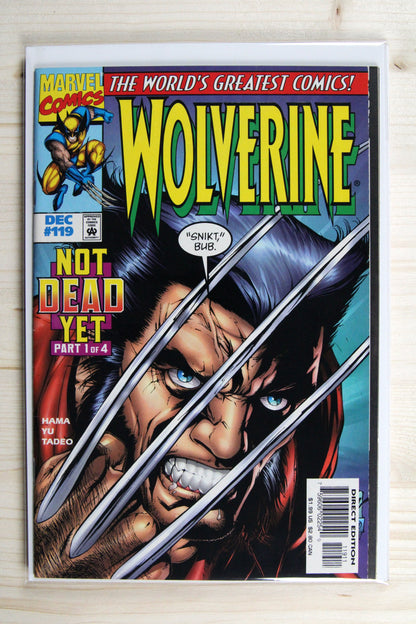 Wolverine #119 – Marvel (1997) 9.2 NM- Not Dead Yet
