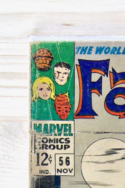 Fantastic Four #56 – Marvel (1966) 2.5 GD+ Jack Kirby art | Joe Sinnott cover