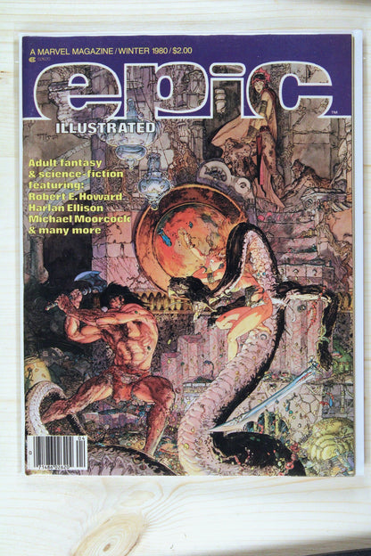 Epic Illustrated #4 – Marvel (1981) 9.4 NM Stan Lee story